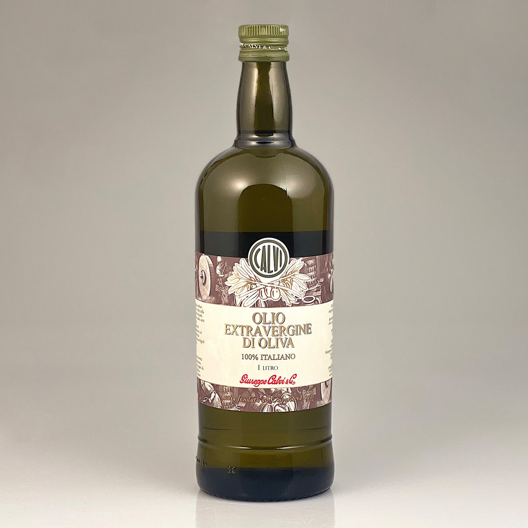 Quadro Olivenöl nativ Extra filtrato 100 % aus italienischen Oliven 1 l - Calvi
