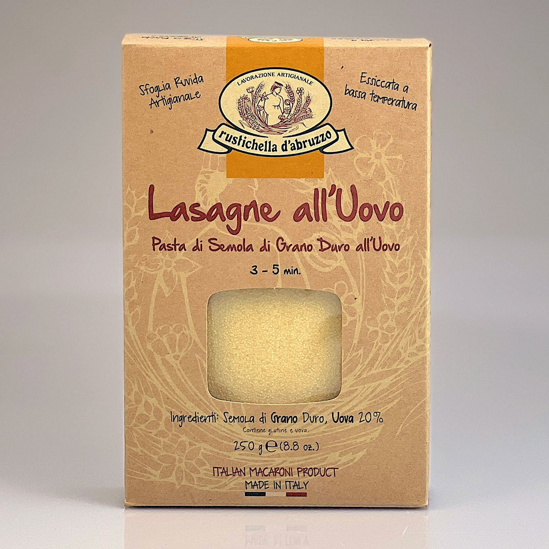 Lasagne Pasta all'uovo Eiernudeln im Karton 250 g Packung - Rustichella d'Abruzzo