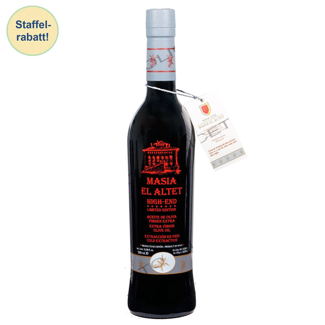 High-End Olivenöl 500 ml - Masia El Altet - Aceite de Oliva Virgen Extra