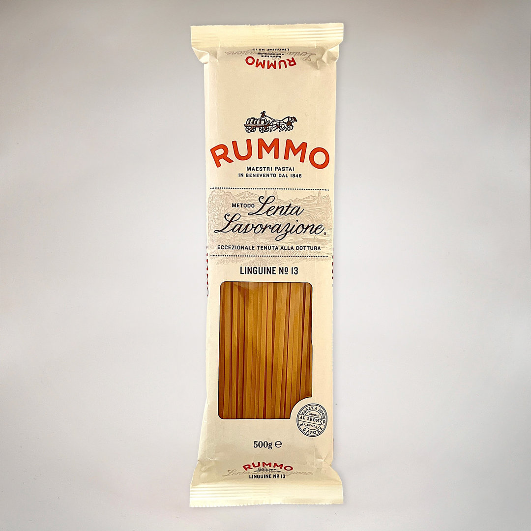 Linguine Nr. 13 Nudeln aus Hartweizengrieß 500 g Packung - Pasta Rummo