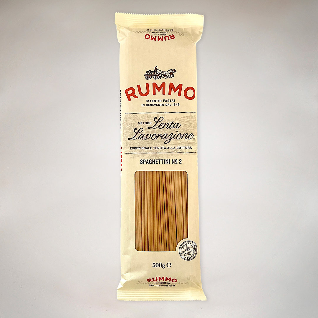 Spaghettini Nr. 2 Nudeln aus Hartweizengrieß 500 g Packung - Pasta Rummo