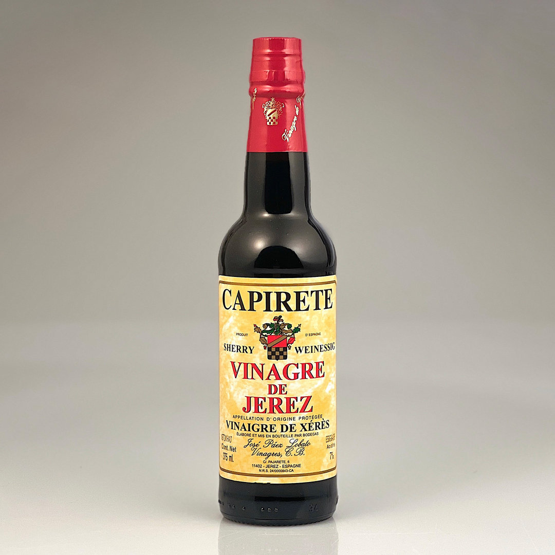 Sherryessig Vinagre de Jerez 375 ml Capirete DO-Produkt 4 Jahre Eichenfass - Lobato