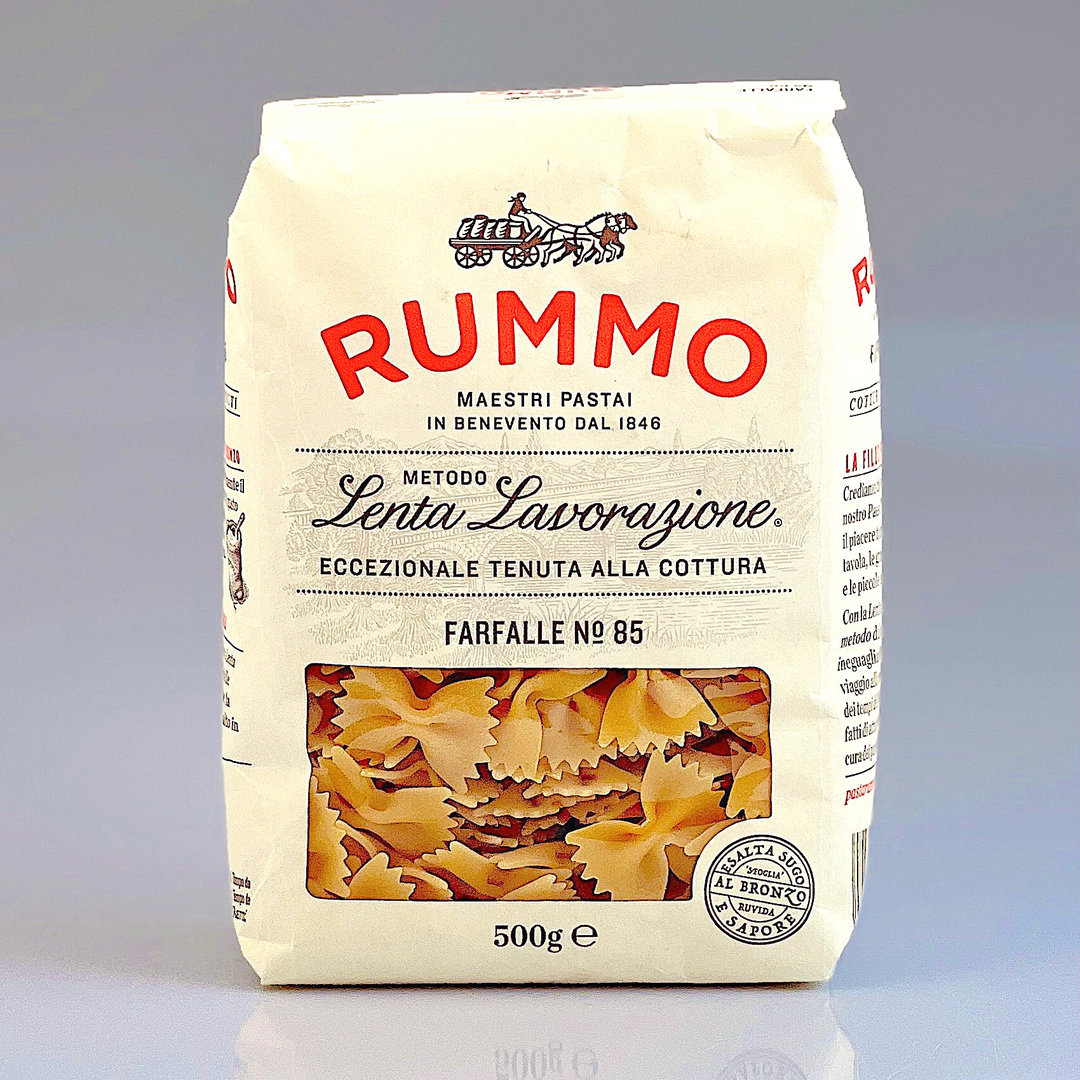 Farfalle Nr. 85 Nudeln aus Hartweizengrieß 500 g Packung - Pasta Rummo