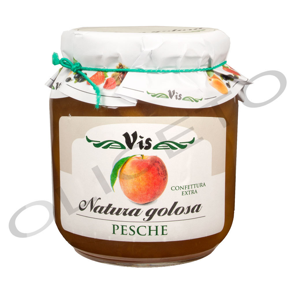 Pesche - Fruchtaufstrich Pfirsich 400 g - Vis Italien: Confettura Extra