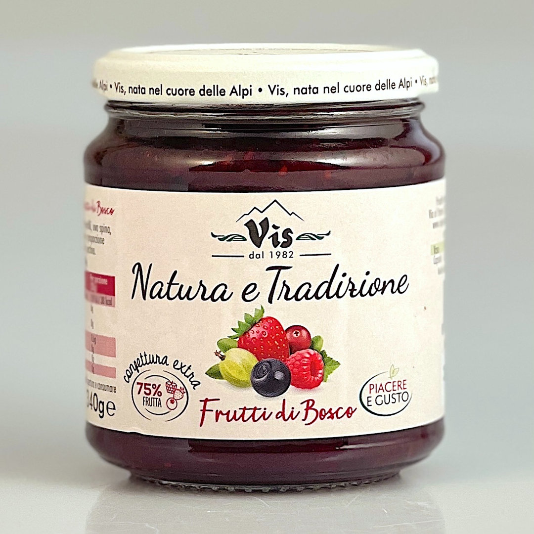 Frutti di bosco - Fruchtaufstrich Waldfrüchte 340 g - Vis Italien: Confettura Extra