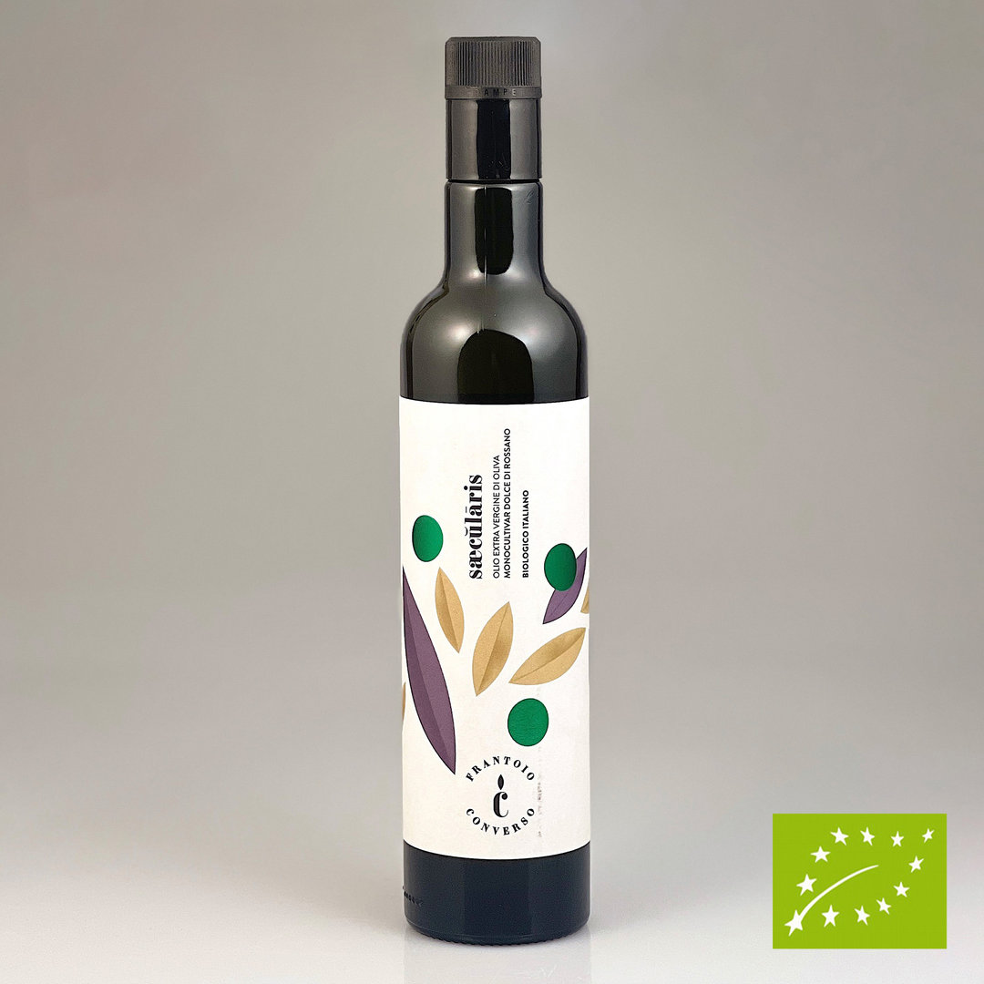 Saecularis reinsortiges Bio Olivenöl Dolce di Rossano nativ Extra 500 ml - Frantoio Converso