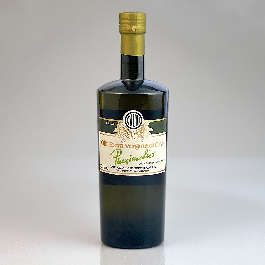 Pinzimolio Olivenöl nativ Extra aus Taggiasca und Ogliarola Oliven 750 ml - Calvi