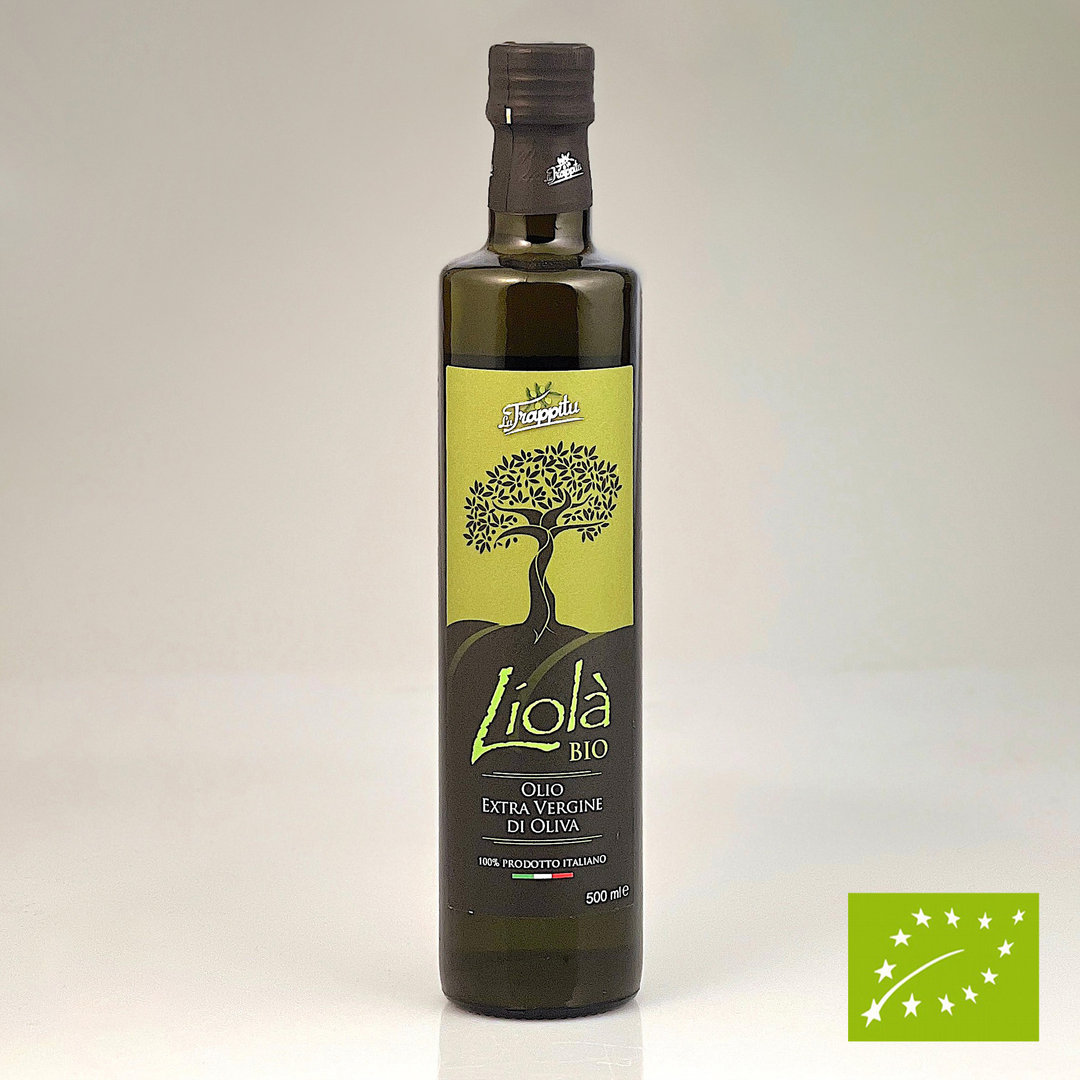 Bio Olivenöl Liola 500 ml Bio Olivenöl nativ Extra Moresca - Lu Trappitu