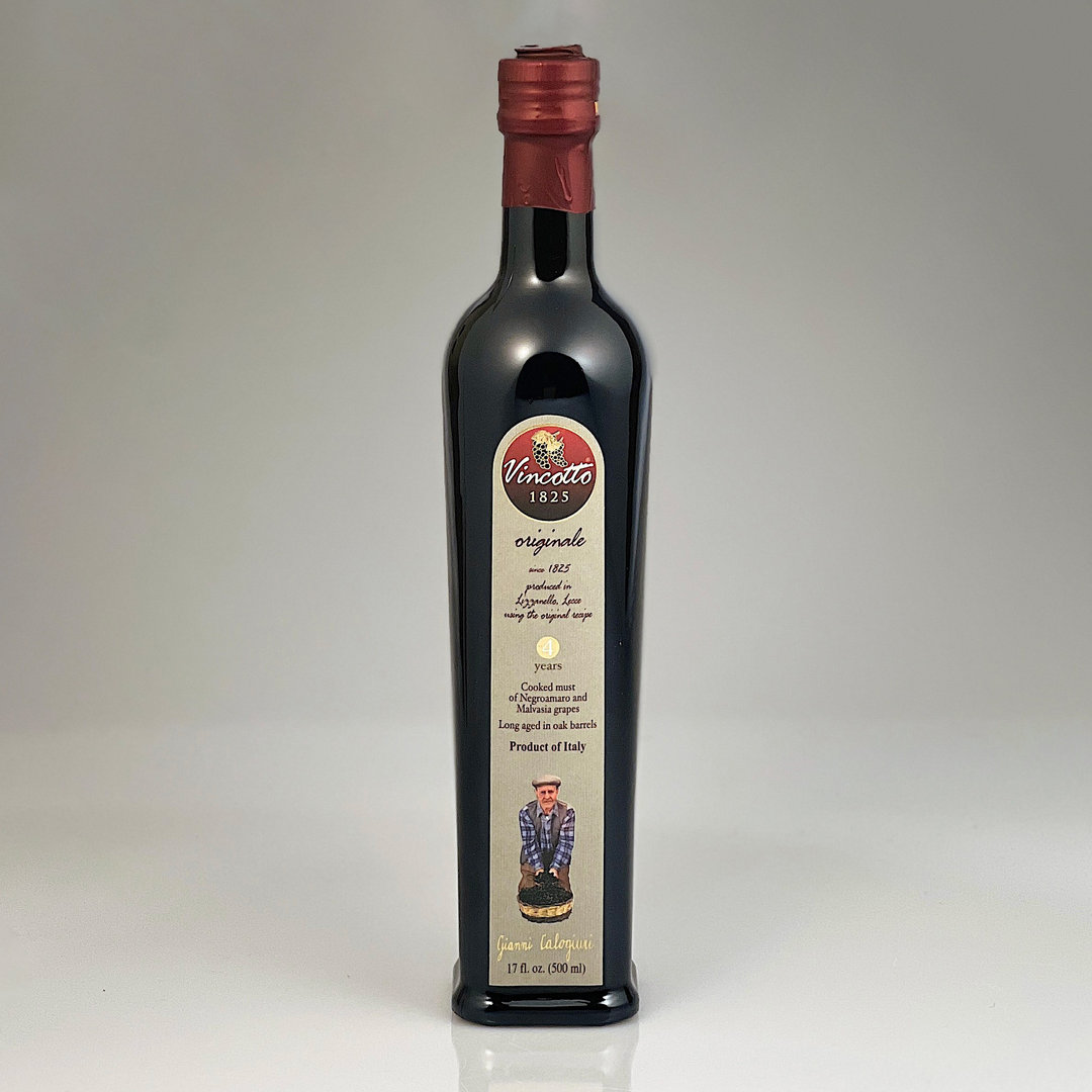 Vincotto originale 500 ml eingekochter Traubenmost 4 Jahre gereift - Calogiuri