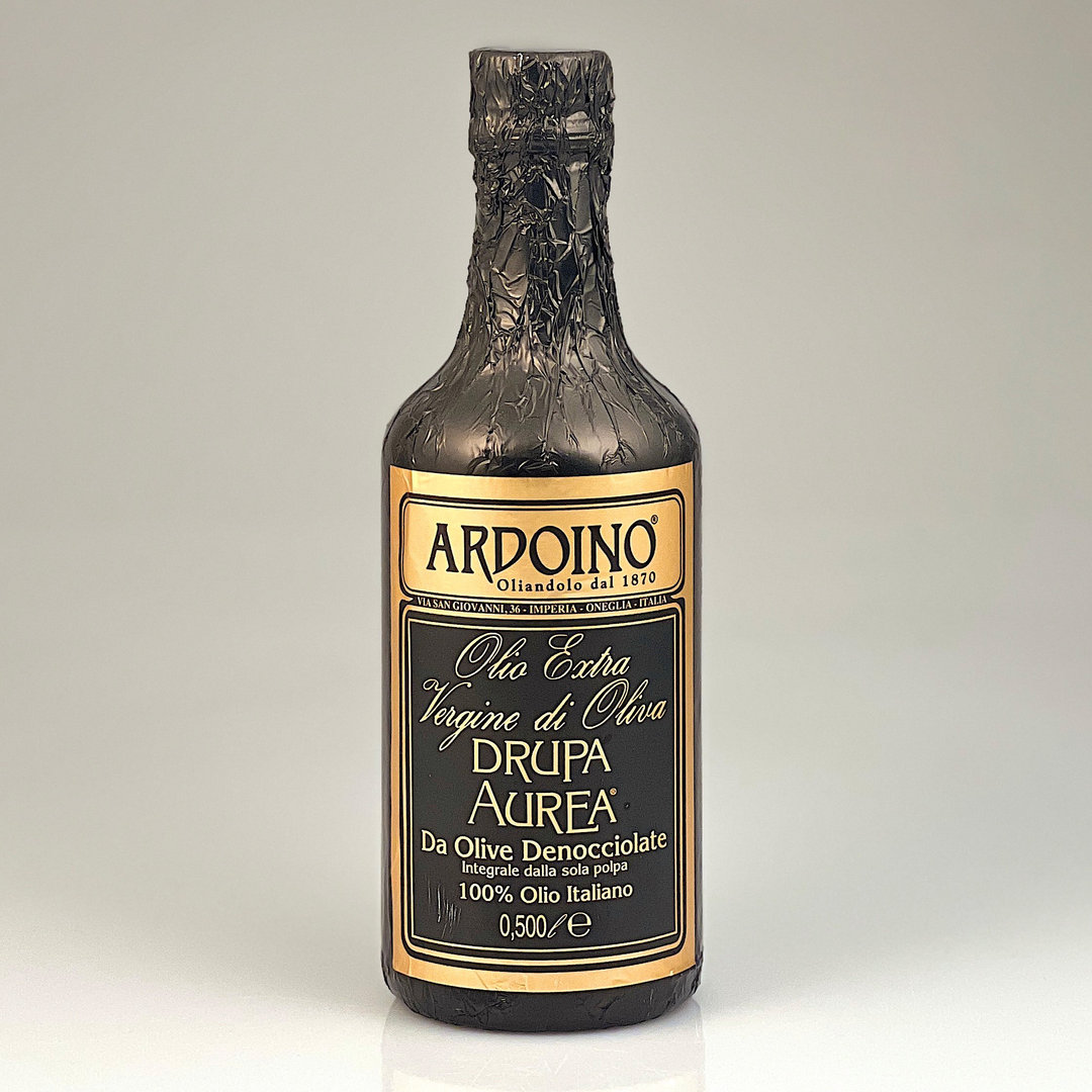 DRUPA AUREA Olivenöl nativ Extra aus entsteinten italienischen Oliven 500 ml - Ardoino, Isnardi
