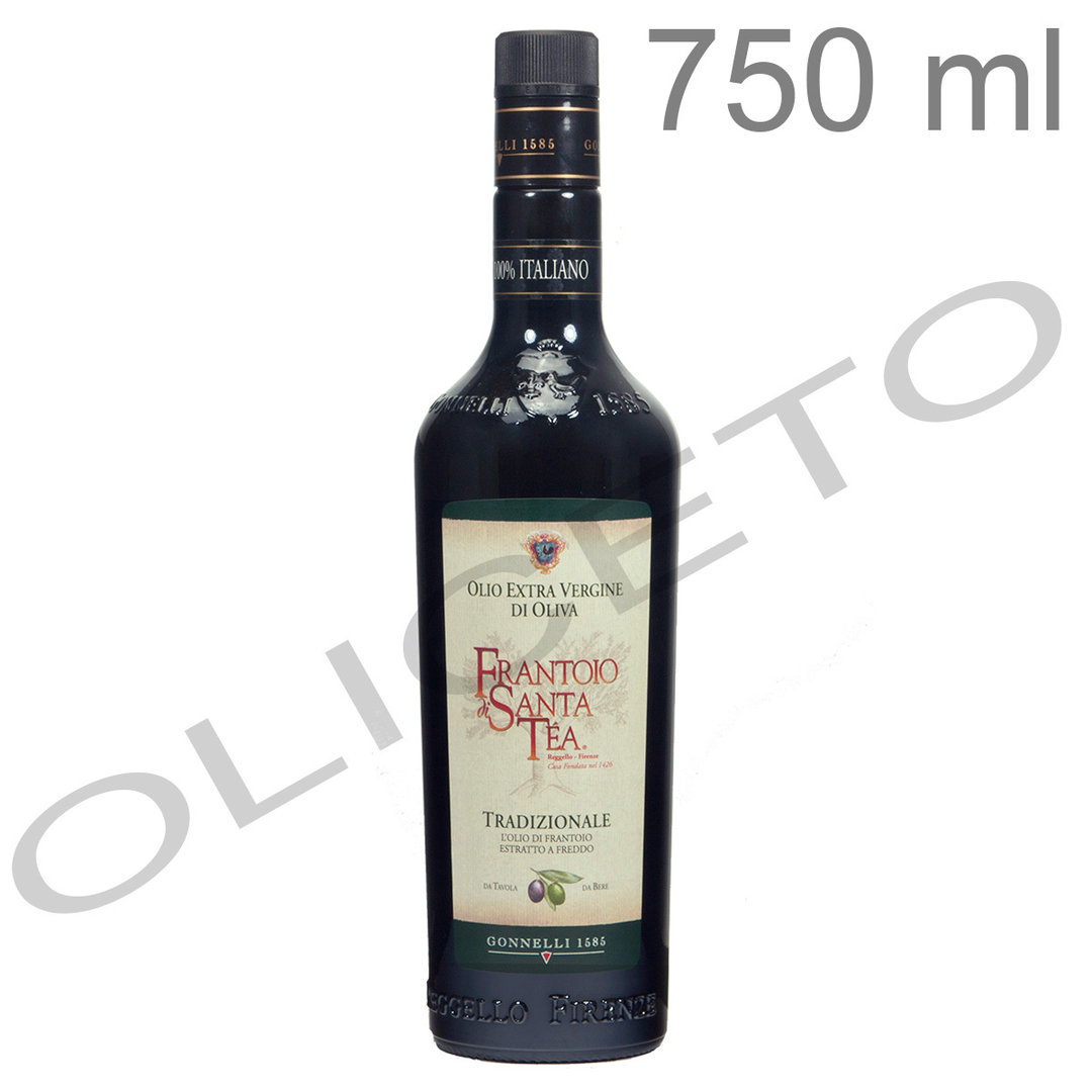 Tradizionale Olive verdi e nere Olivenöl aus grünen und schwarzen Oliven 750 ml - Gonnelli 1585