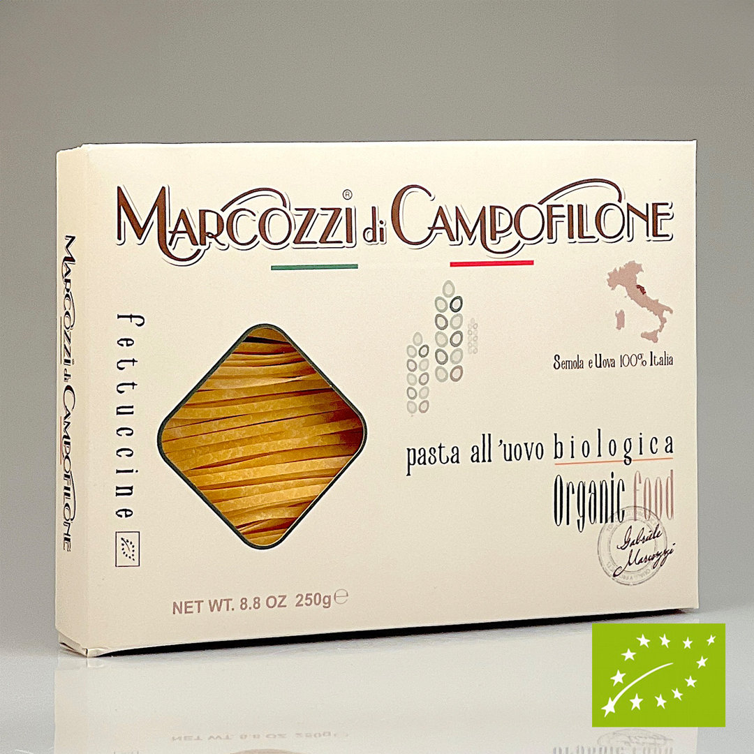 Bio Fettuccine di Campofilone all'uovo - Fettuccine mit Ei 250 g Packung - Marcozzi