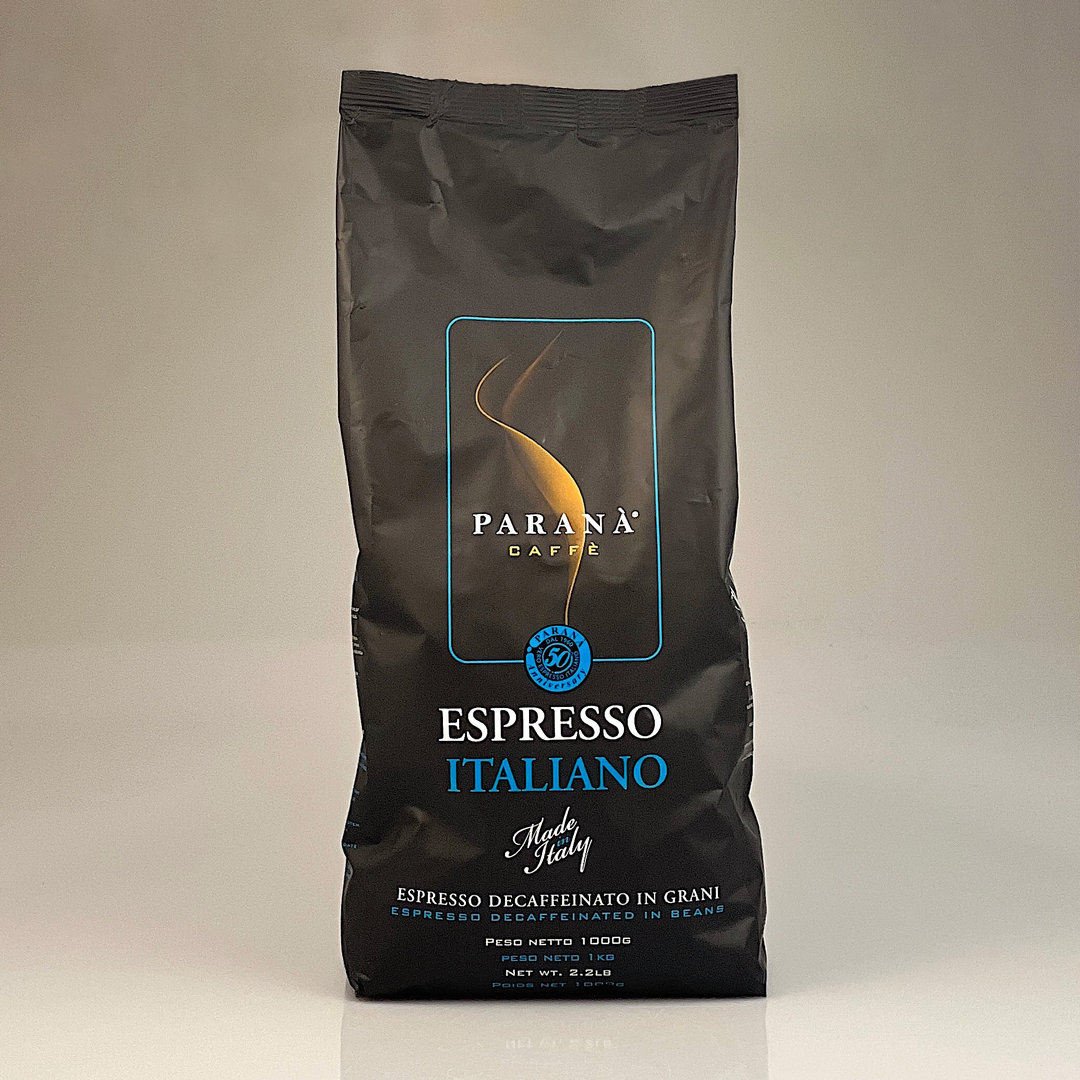 Entkoffeinierte Espresso-Bohnen ESPRESSO ITALIANO 1 kg Aromaschutzpackung - Paranà Caffè