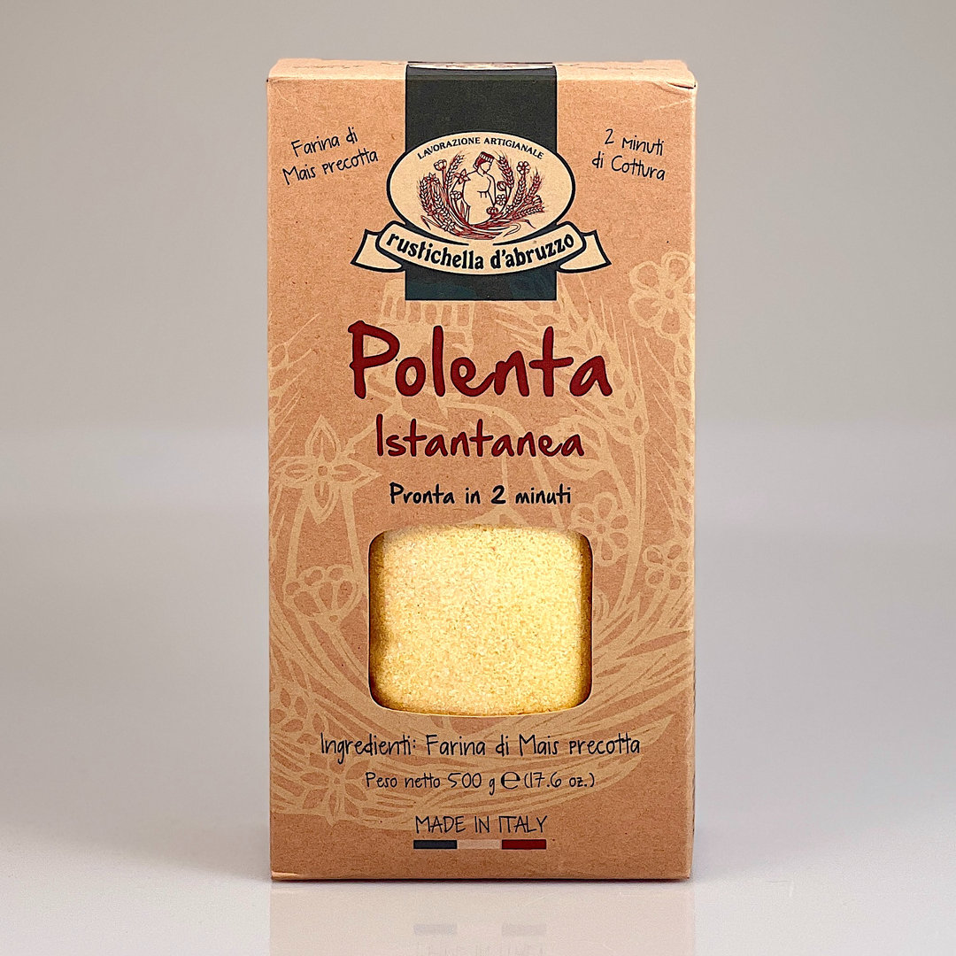 Polenta Istantanea vorgegartes Maismehl für Polenta 500 g Packung - Rustichella d'Abruzzo