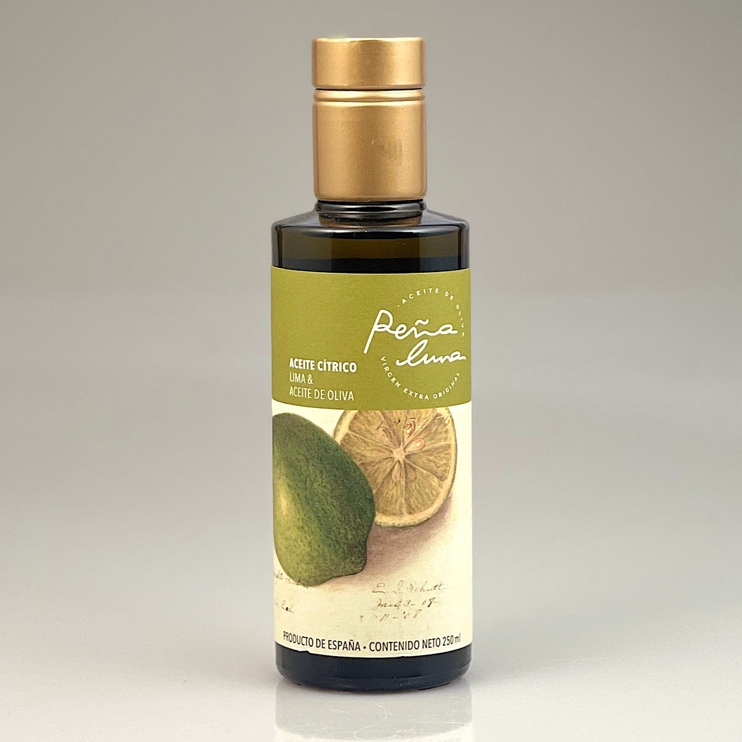 Peña Luna LIMA Olivenöl nativ Extra mit Limette 250 ml - Segura & Gómez Ancestral