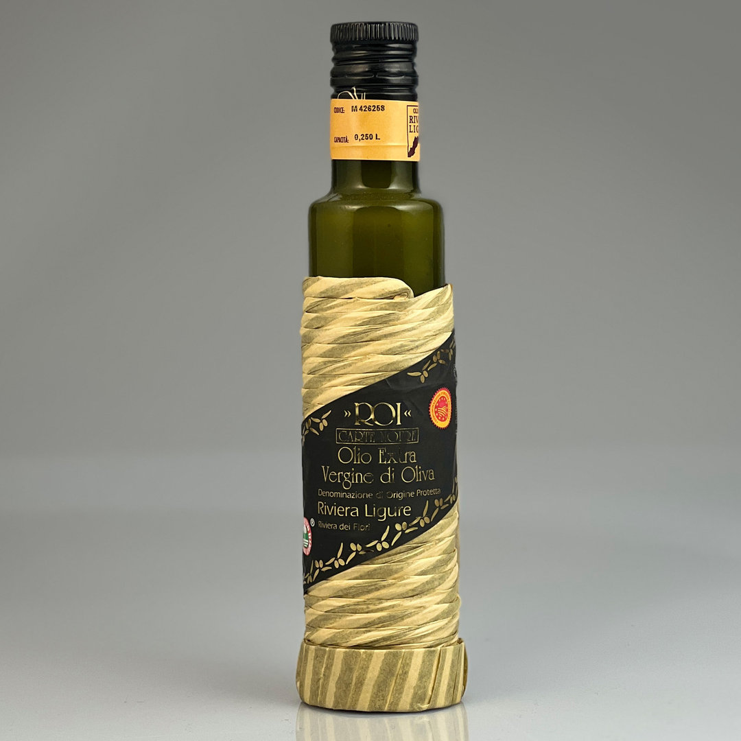 Carte Noire Riviera di Ligure DOP Taggiasca monocultivar 250 ml - Olio Roi