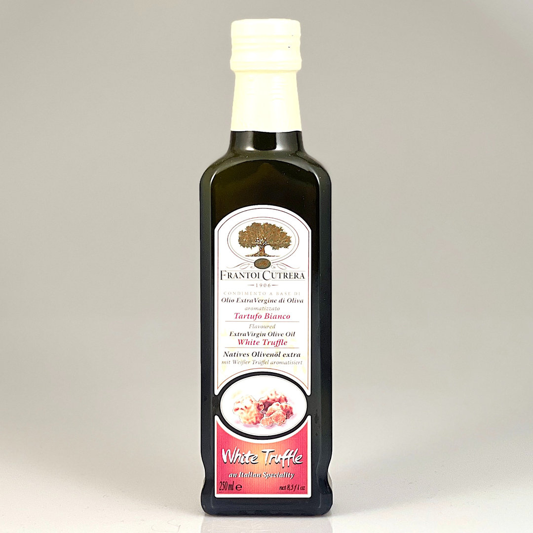Natives Olivenöl Extra aromatisiert mit weißen Trüffeln 250 ml - Frantoi Cutrera
