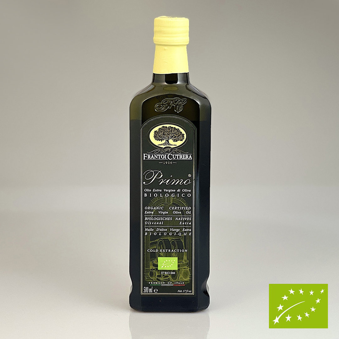 Bio Primo sortenreines Bio Olivenöl nativ Extra Tonda Iblei 500 ml - Cutrera